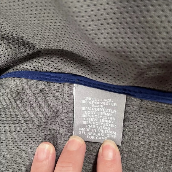 Michael Kors Mens Zip Up Jacket Size XL Dark Gray Pocket Extra Large - Picture 5 of 10